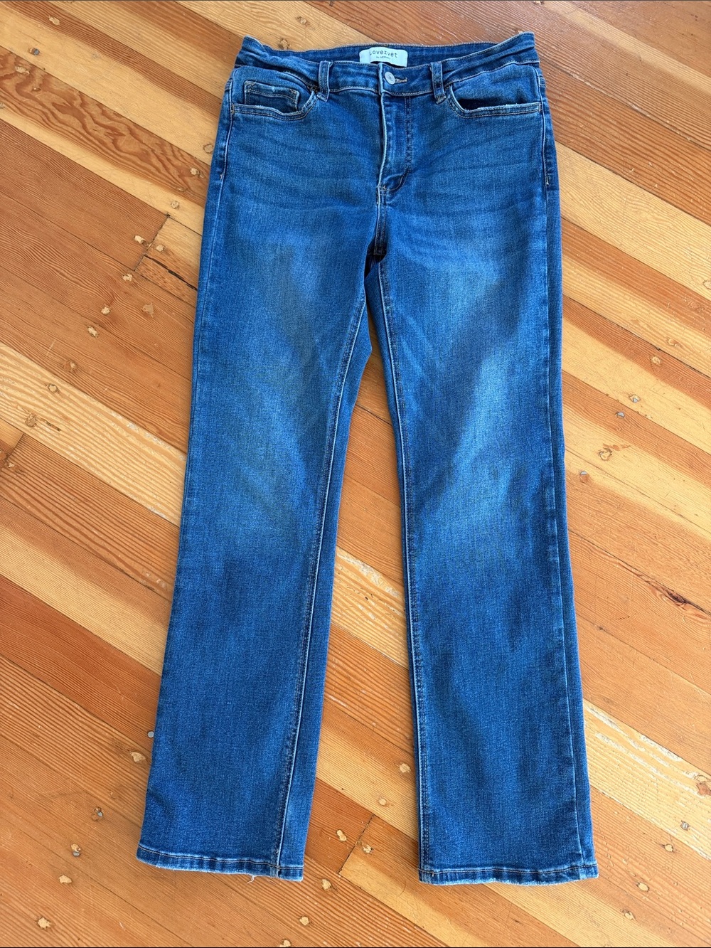 Lovervet Titillating Mid Rise Bootcut Stretch Denim Jeans 30/11